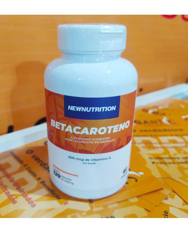 Betacaroteno 120 cápsulas Newnutrition