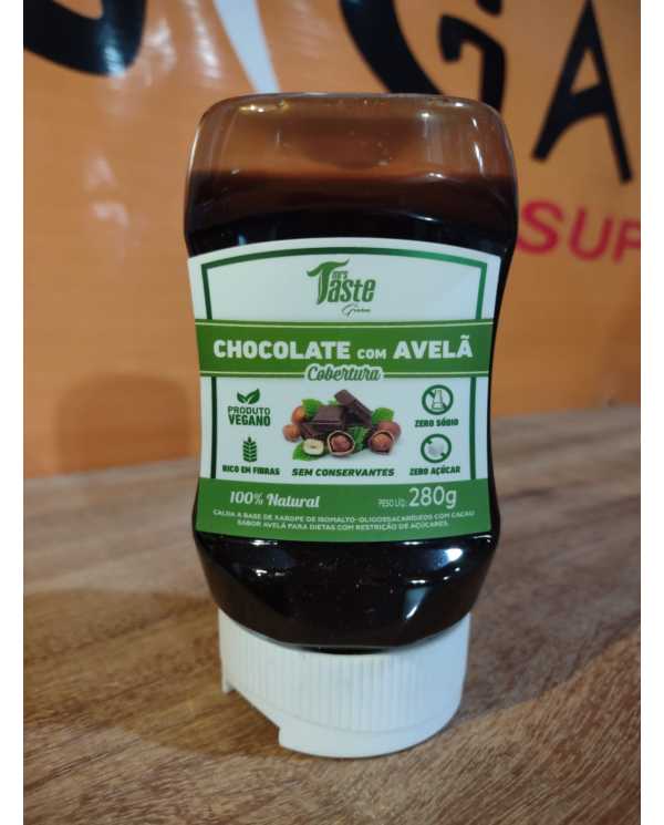 Cobertura para sobremesa sabor Chocolate com Avelã – Mrs Taste 280g
