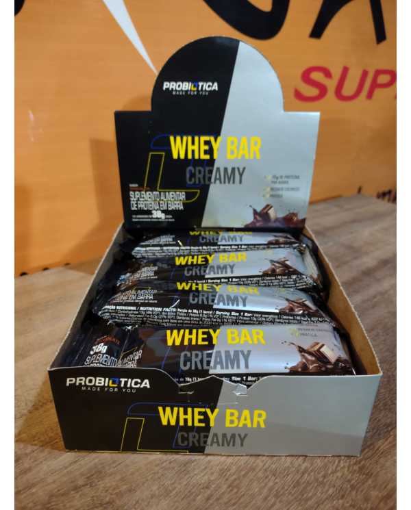 Whey Bar Creamy Unidade Probiotica