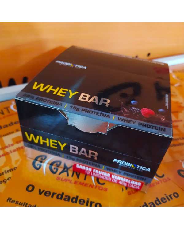 Whey Bar caixa 12 unidades