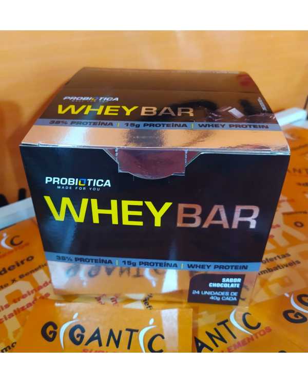 WHEY BAR caixa 24 Unidades Probiotica