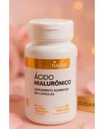 Ácido Hialurônico 65mg Tiaraju – 30 Cápsulas Suplemento Alimentar