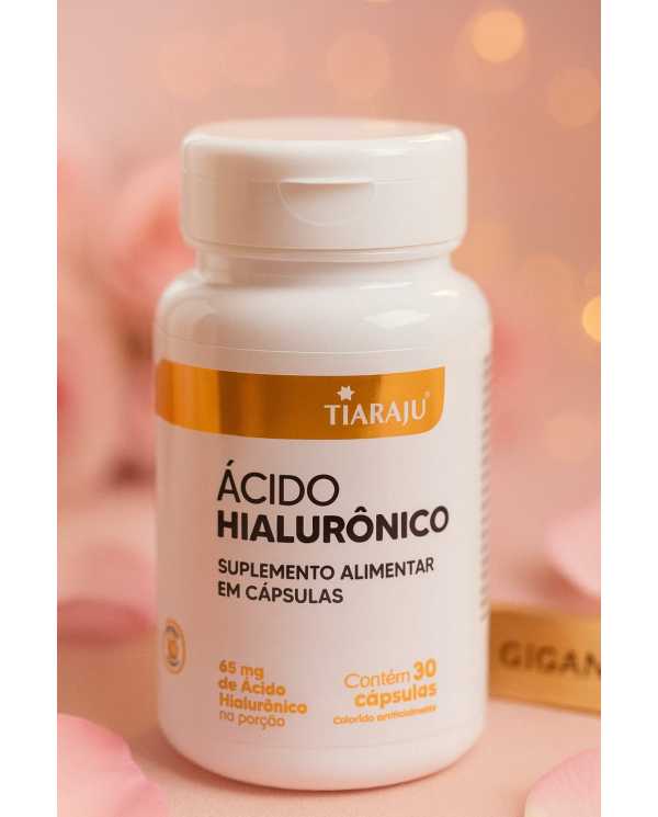 Ácido Hialurônico 65mg Tiaraju – 30 Cápsulas Suplemento Alimentar Ácido Hialurônico 65mg Tiaraju – 30 Cápsulas Suplemento Alimentar