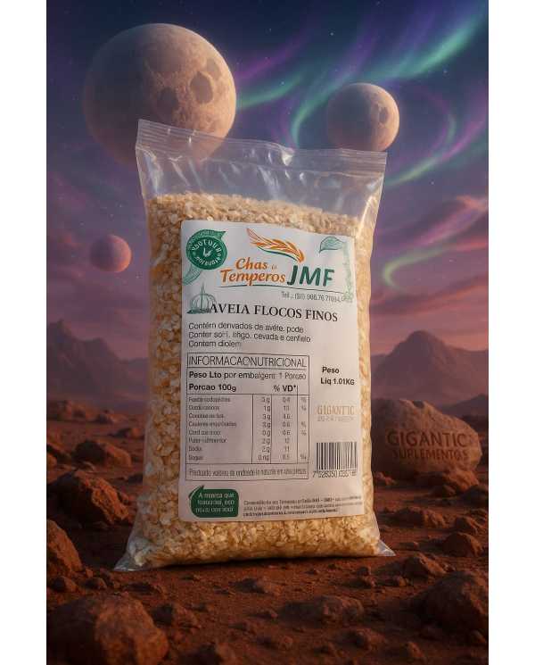 Aveia Flocos Finos JMF 1,01kg – Saudável, Natural e Nutritiva