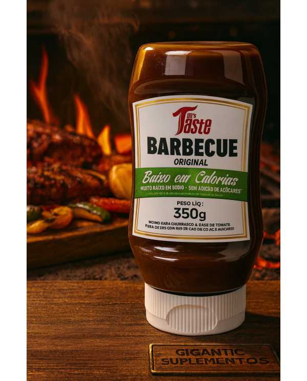 Molho Barbecue Original Mrs Taste 350g – Sem Açúcar, Baixo em Sódio e Calorias