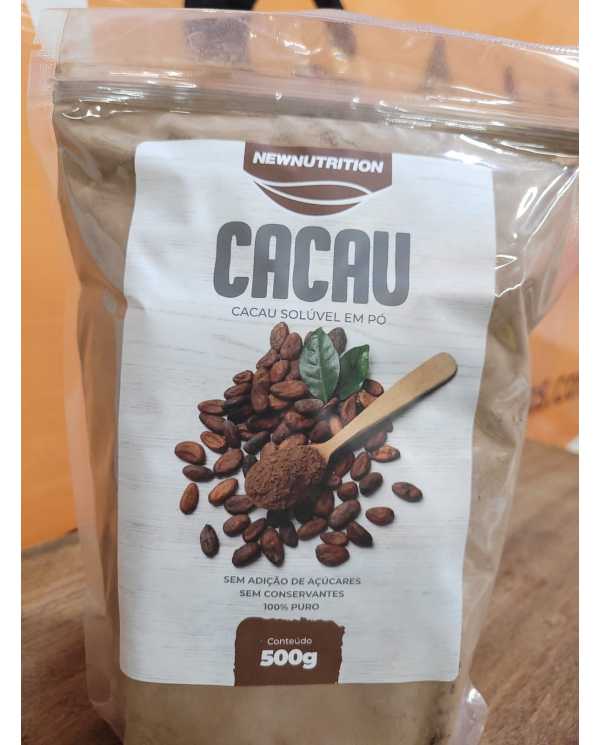 Cacau Solúvel em Pó 500g - Newnutrition