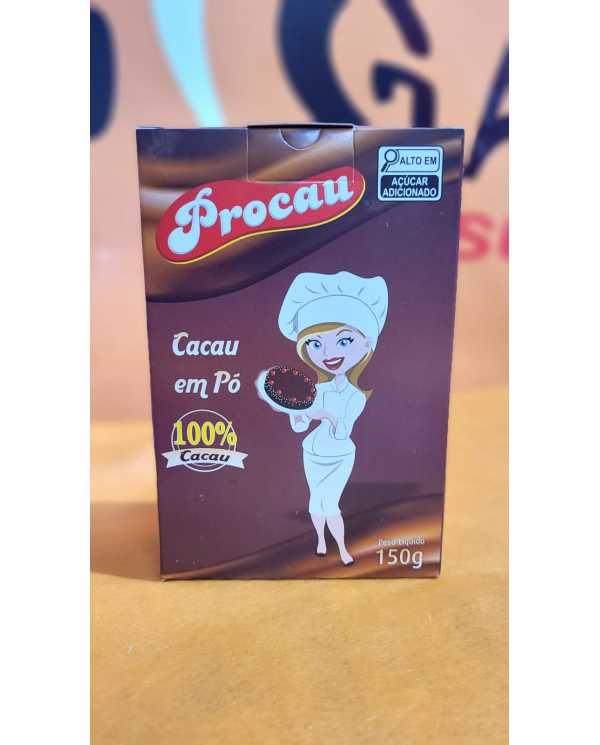 Cacau em Pó Procau 100% Cacau 150g - Sem Glúten e Rico em Fibras