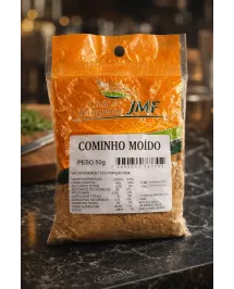 Cominho Moído 50g JMF - Tempero Natural Sem Glúten