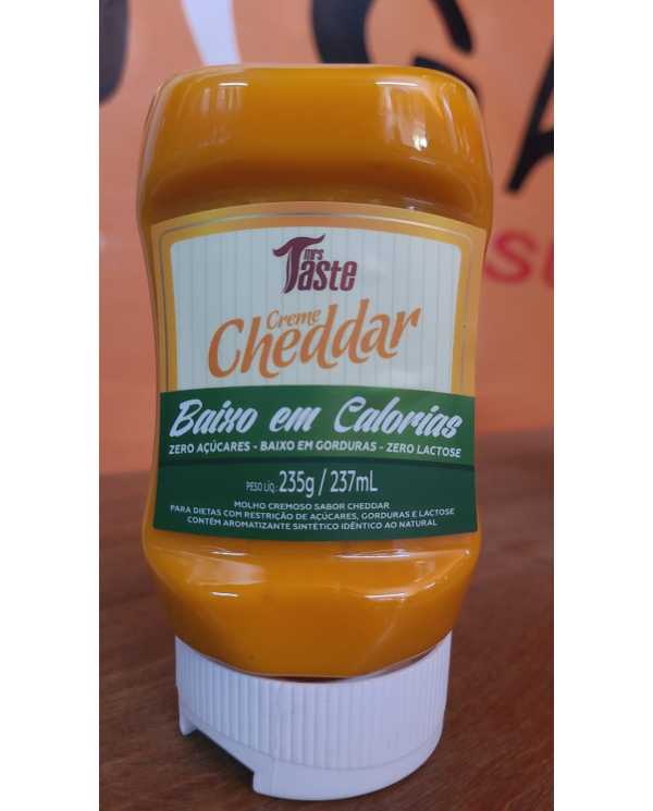 Creme Cheddar Mrs Taste 235g Baixo em Calorias Zero Açúcar Zero Lactose Creme Cheddar Mrs Taste 235g Baixo em Calorias Zero Açúcar Zero Lactose