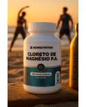 Cloreto de Magnésio P.A. NewNutrition 260mg - 90 Cápsulas - Suplemento Mineral para Músculos e Ossos