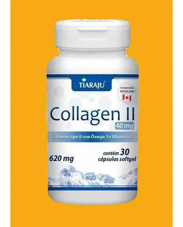 Collagen II 40mg(colágeno tipo 2) UCII articulacoes ligamentos - Tiaraju