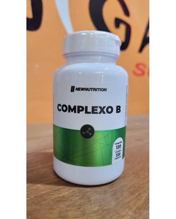 Complexo B NewNutrition 120 Cápsulas - Suplemento Vitaminas do Complexo B
