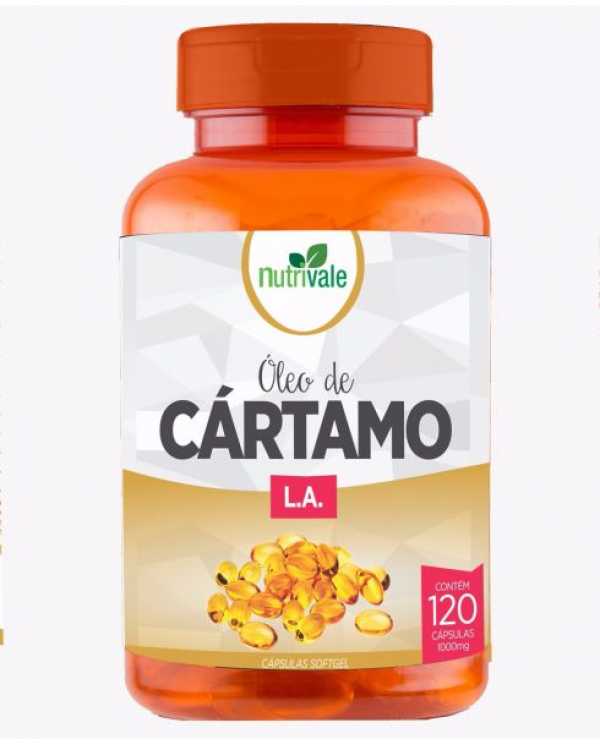 Óleo de Cártamo 120 caps 1000mg Nutrivale Óleo de Cártamo 120 caps 1000mg Nutrivale