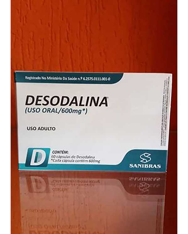 Desodalina Sanibrás 600mg c/ 60 Cápsulas + Monaliz 30 Comprimidos