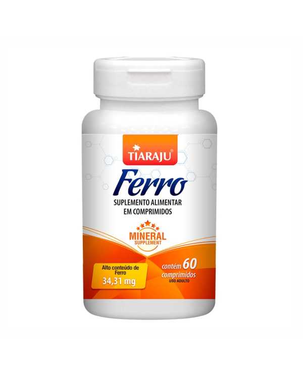 Ferro 34,31mg 60 comp Tiaraju