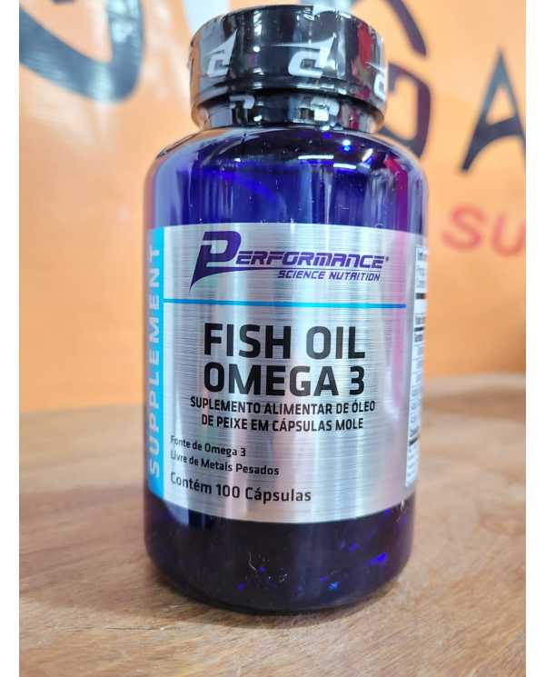 Fish Oil Omega 3 (óleo de peixe) 100 caps - Performance  Science Nutrition