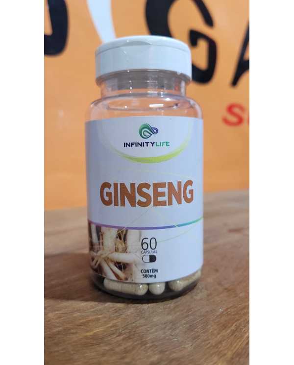 Ginseng 500mg Infinity Life com 60 Cápsulas – Suplemento Natural