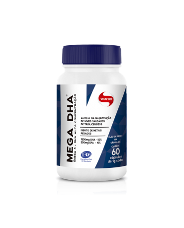 Mega Dha 60 Cápsulas(Oleo de peixe)