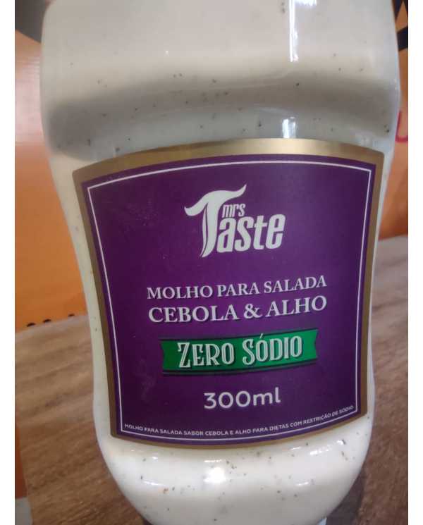 Molho para Salada Cebola e Alho 300ml Taste