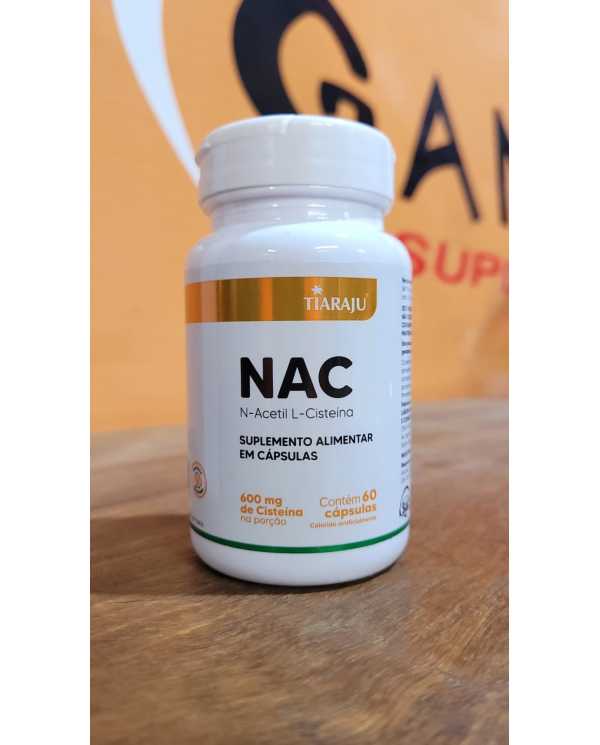 NAC 600mg (N-Acetil L-Cisteína) 60 Cápsulas – Tiaraju