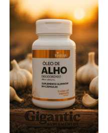 Óleo de Alho Desodorizado Tiaraju 60 Cápsulas Softgel – Suplemento Alimentar Natural