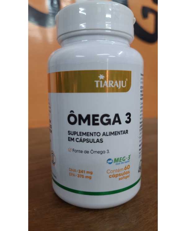 Ômega 3 - 60 caps Softgel 1000 mg - Qualidade MEG-3® Tiaraju