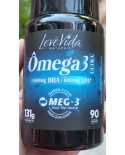 Ômega 3 Ultra 90 Cápsulas 1500mg DHA 600mg EPA Meg-3 - Leve Vida 