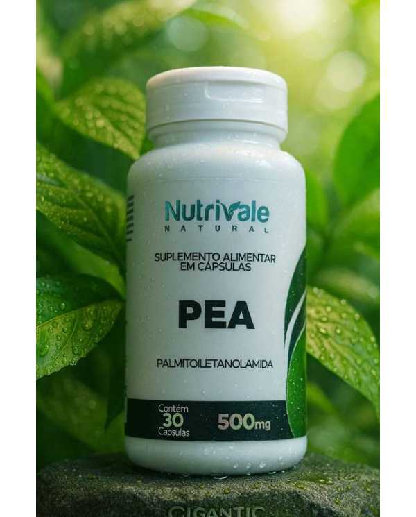 PEA Nutrivale Natural 500mg com 30 Cápsulas – Suplemento Alimentar de Palmitoiletanolamida PEA Nutrivale Natural 500mg com 30 Cápsulas – Suplemento Alimentar de Palmitoiletanolamida