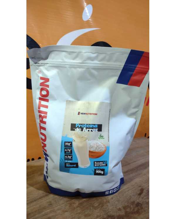 Proteína do Arroz 900g Natural (Rice Protein) - NEWNUTRITION