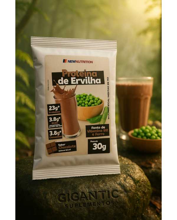 Proteína de Ervilha 30g NewNutrition – Suplemento Vegano, com BCAA, e glutamina