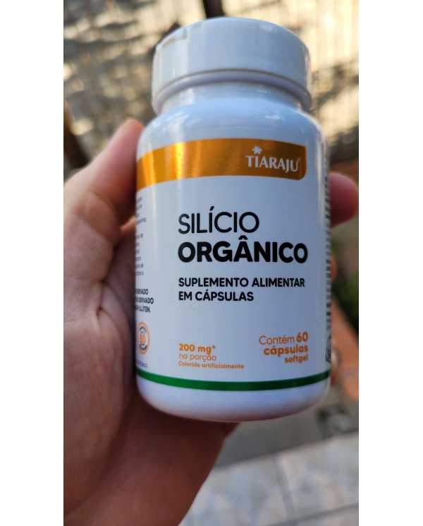 Silício Orgânico 200mg 60 Cápsulas – Tiaraju 