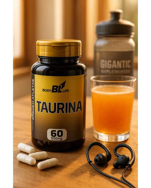 Taurina 500mg 60 cápsulas Bodylife