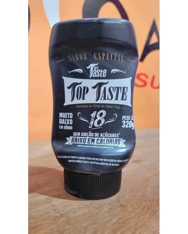 Molho Top Taste Mrs Taste 320g – Sem Açúcar, Baixo Sódio e Calorias