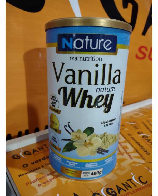 Vanilla Nature Whey 400g  Nature Realnutrition 