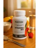 Vitamina B12 500mg 60 Cápsulas Nutrivale Natural – Suplemento Alimentar