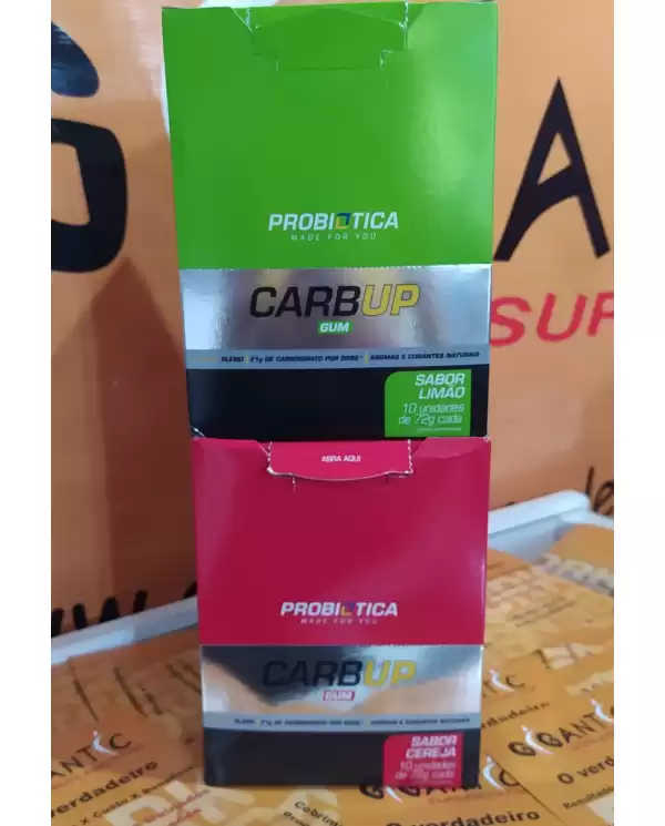 Carb up GUM 72g Sache com 18 Unid(gomas)Probiotica 