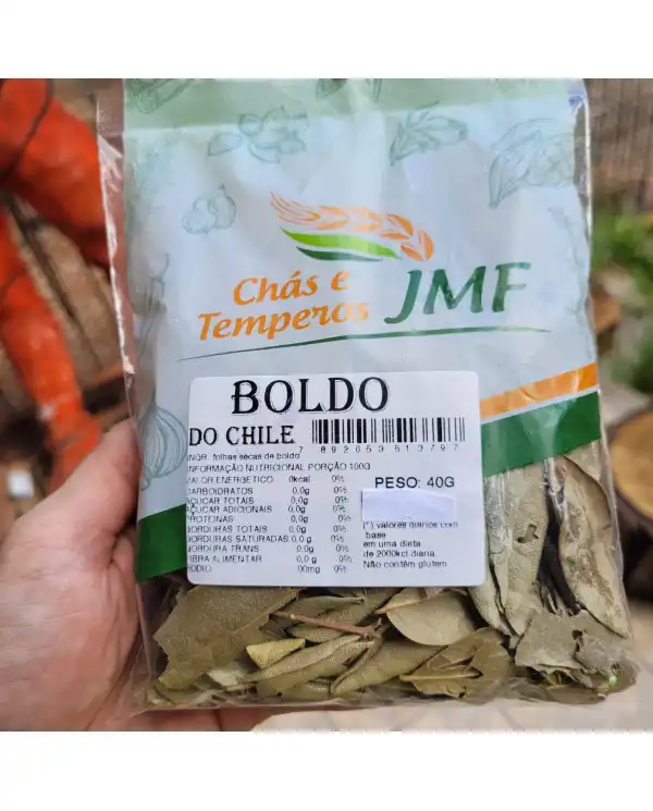 Boldo do Chile - Chás e Temperos JMF 