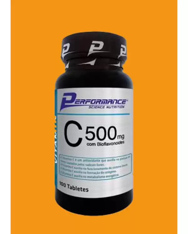 C500mg 100 tabletes com Bioflavonoides(500mg vitamina C por tablete) 