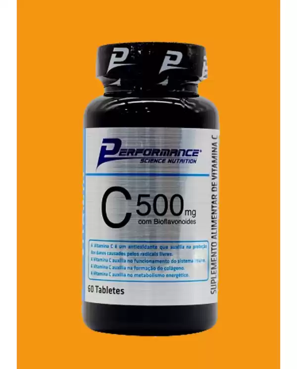 C500mg 60 tabletes com Bioflavonoides(500mg vitamina C por tablete) 