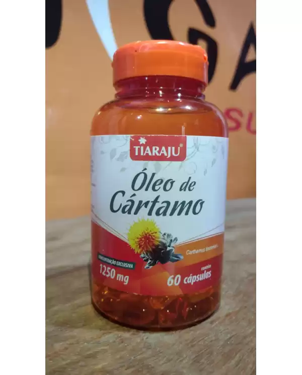 Óleo de Cártamo 1250mg 60 cápsulas - Tiaraju