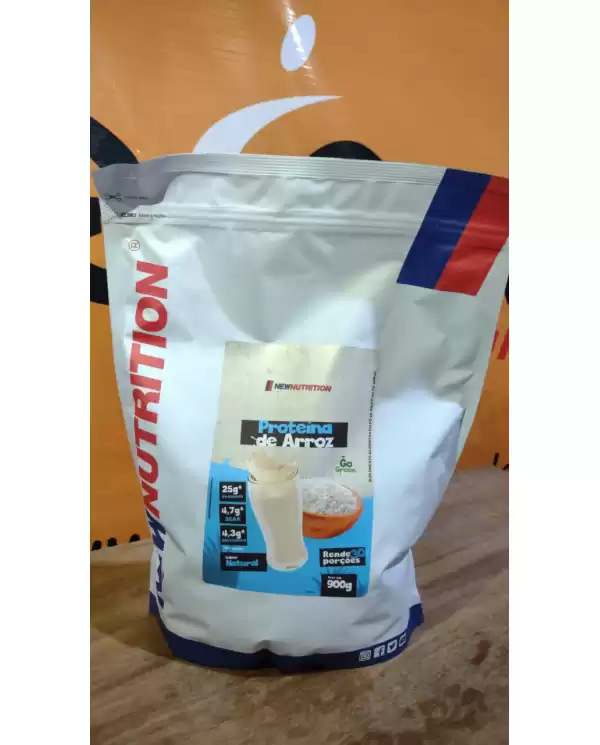 Proteína do Arroz 900g Natural (Rice Protein) - NEWNUTRITION